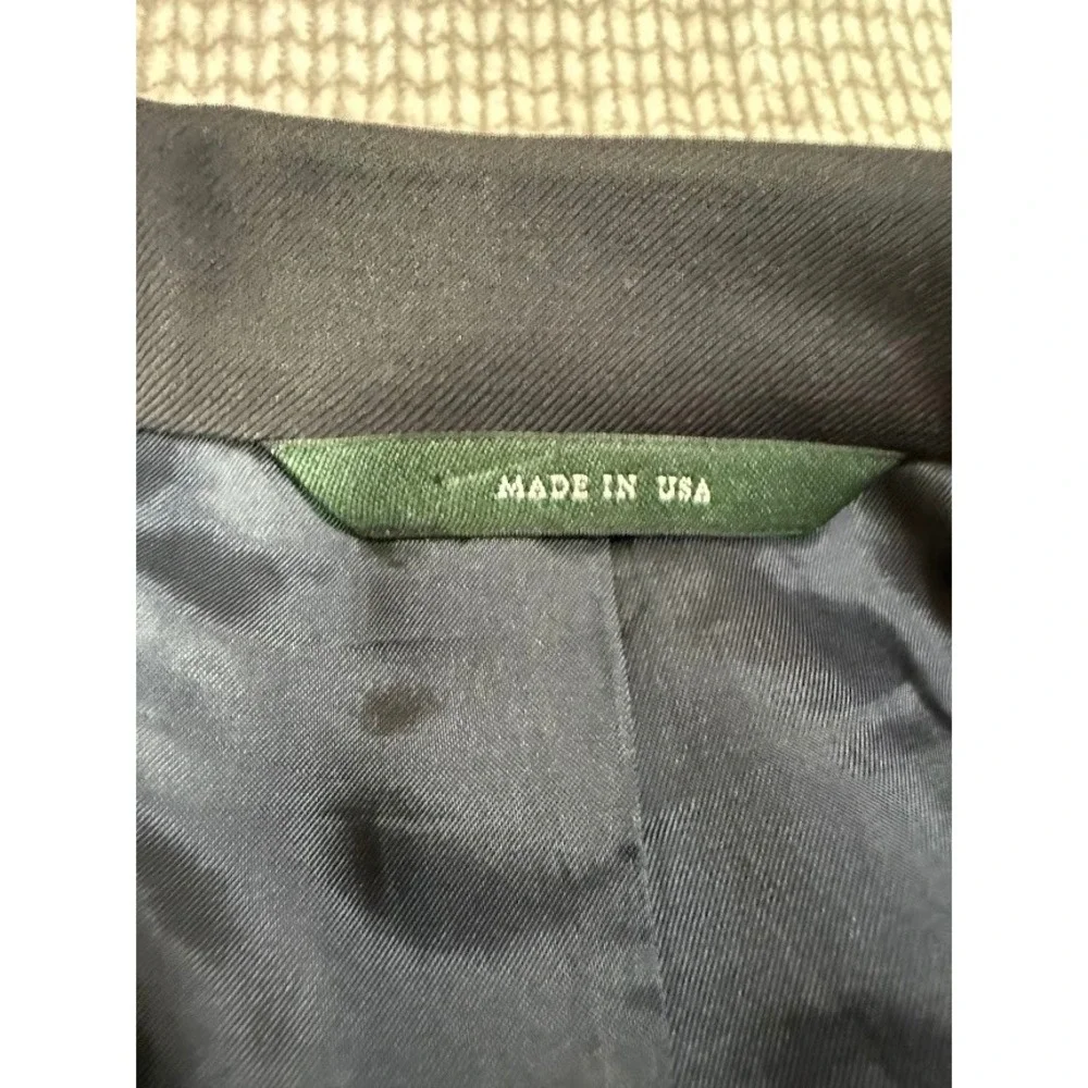 Brooks Brothers Country Club Blazer Mens 44 XL‎ Blue Wool Gold Button Jacket USA